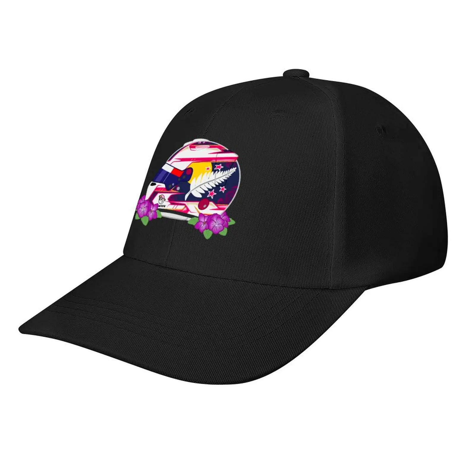 

Liam Lawson 2024 Helmet With Flowers Baseball Cap summer hat western Hat Golf Wear Girl Men's