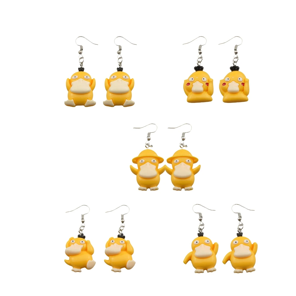 Cute Duck Drop Earrings Rocket Earrings Costume Trendy Style Children Girl Jewelry Drop Shipping
