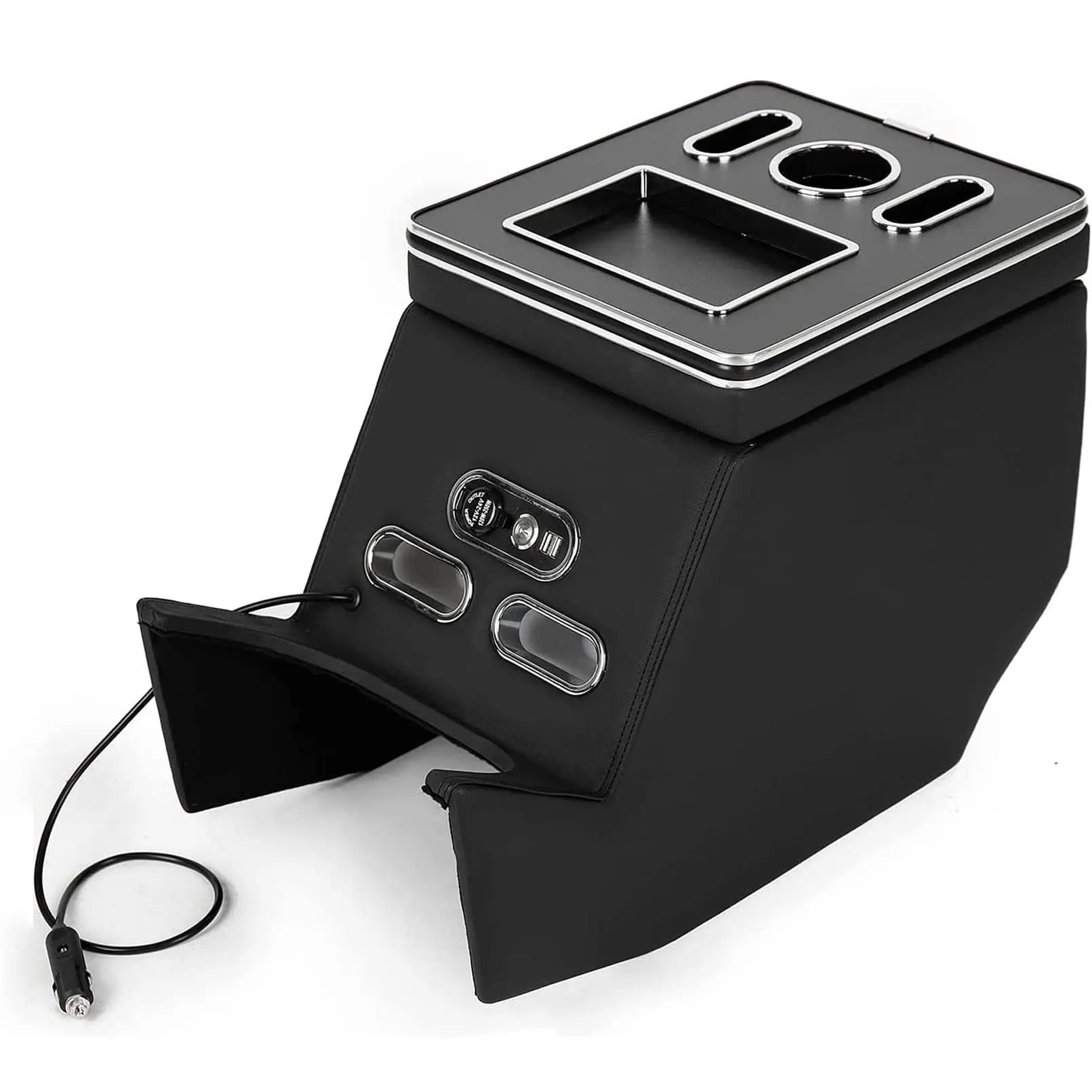

FOR Mercedes-Benz V-Class V220 V260 V250 W447 2014-2023 Armrest Storage Box Rear Handrail Box Mobile Phone Charging USB Armrest