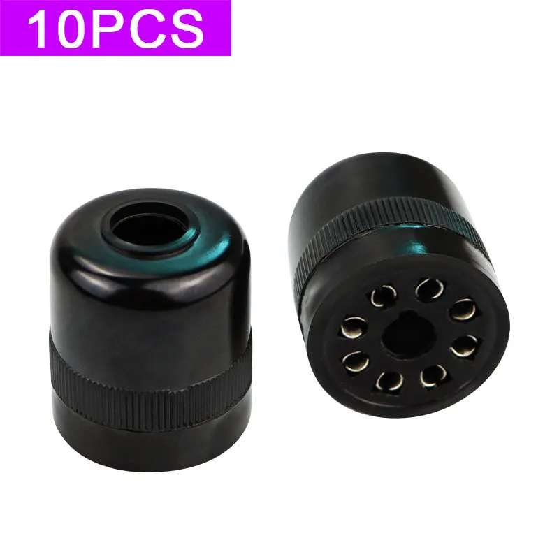 US-08 Lamp Holder Relay Base 8-Pin Round Socket For AH3-3 3-2