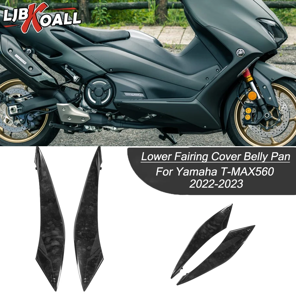 T-MAX TMAX 560 Motorcycle Lower Belly Pan Fairing Side Panel Cover For Yamaha T-MAX560 2022 2023 Engine Spoiler Cowl Accessories