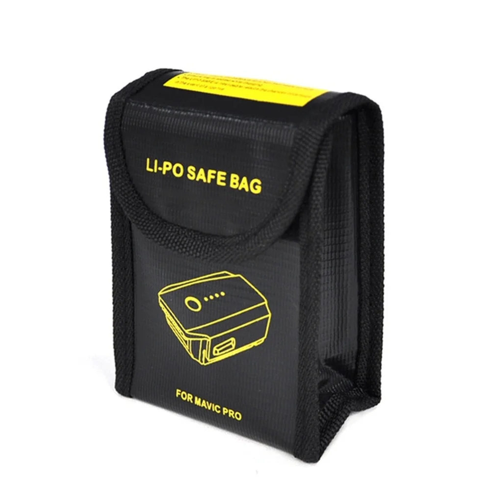 Lithium Battery Explosion Proof Bag LI-PO Safe Bag For RC Models Safe Charging Pouch 115*95*64mm Batteries Safe Charging Storage