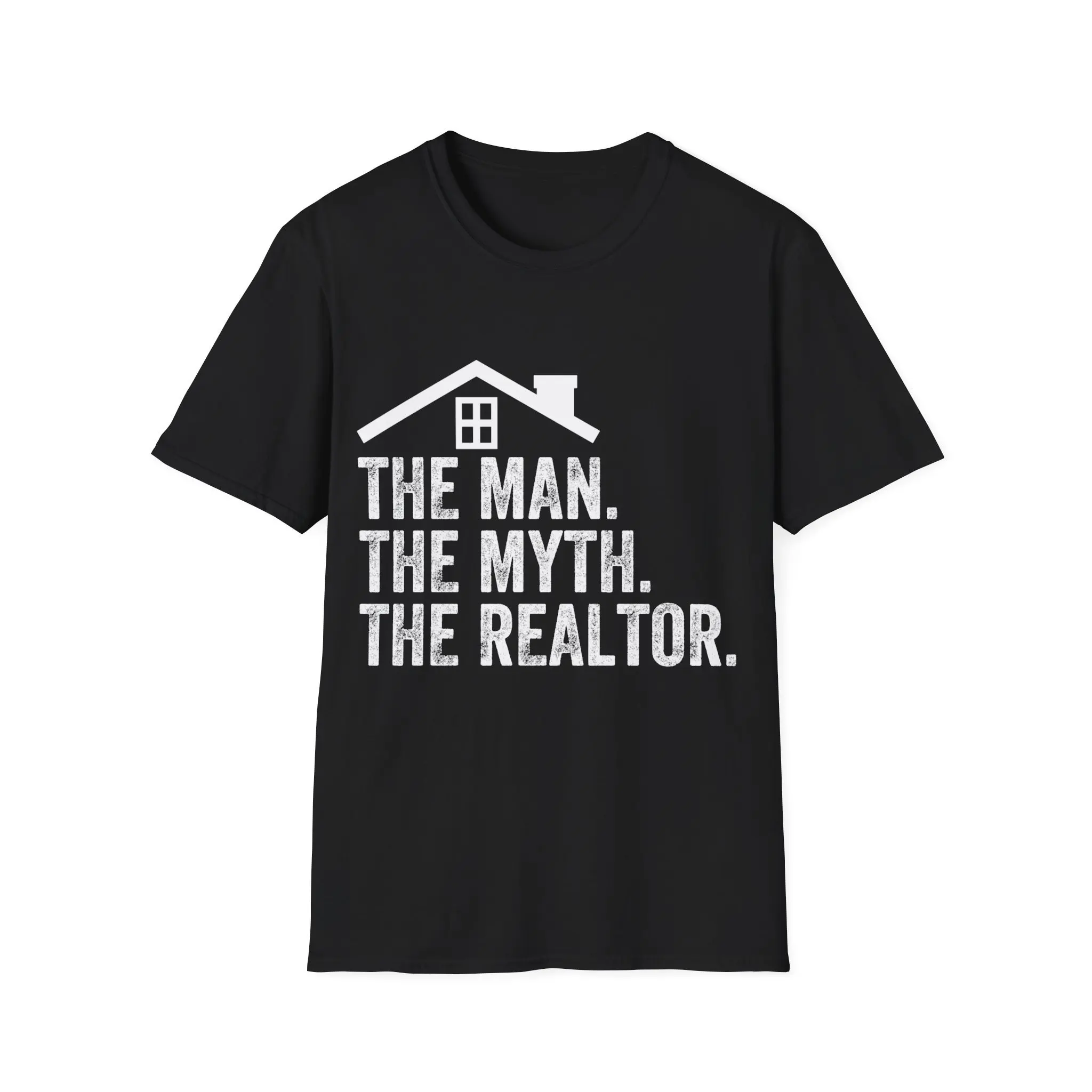 The Man Myth Realtor Vintage Father'S Day Real Estate Professional Funny T Shirt