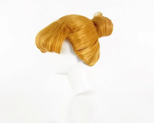 Cinderella Princess wig Halloween women Fairy Adult stage Role Play Classic Golen Updo styled Cinderella Synthetic hair wig