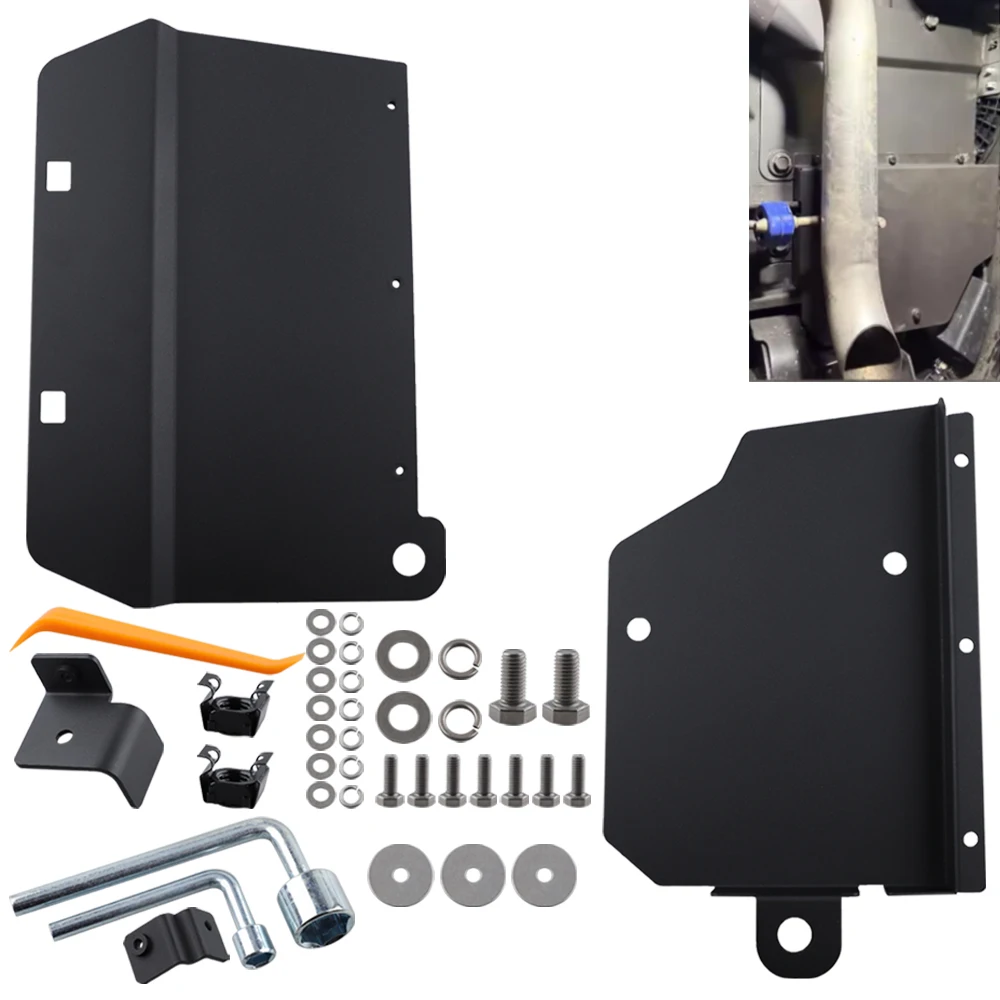 

Underbody Shield Panel Cover Trim Aluminum Rust-Proof Splash Guard for Ford Maverick Hybrid/XL/XLT/Lariat 2022 2023 2024 2025