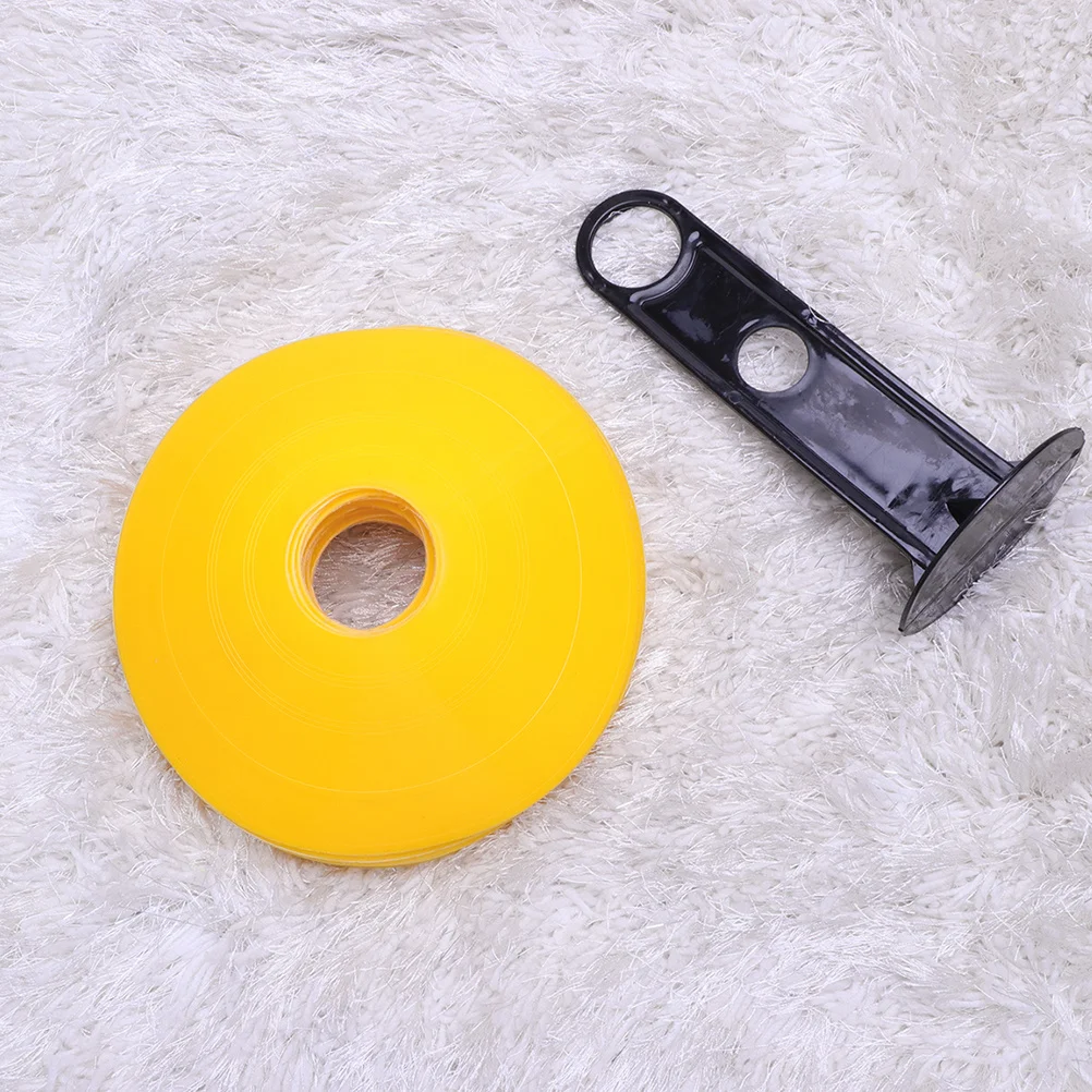 1 مجموعة أقراص تدريب كرة القدم مجموعة 5 ألوان زاهية مقاومة للأشعة فوق البنفسجية مخاريط كرة القدم لأدوات التدريبات الميدانية