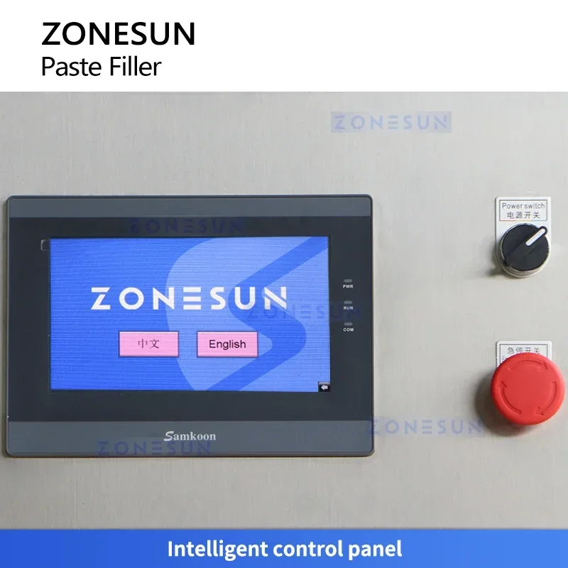 ZONESUN Machine de remplissage de bouteilles automatique avec couvercle anti-poussière Pompe à engrenages Remplisseur Servo Équipement de remplissage liquide ZS-GPSV2