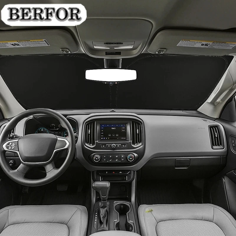 

For Chevrolet Colorado 2015-2023 Car Nano-Insulat Windshield Sunshade Front Window Sun Shade Visor Auto Interior Accessories