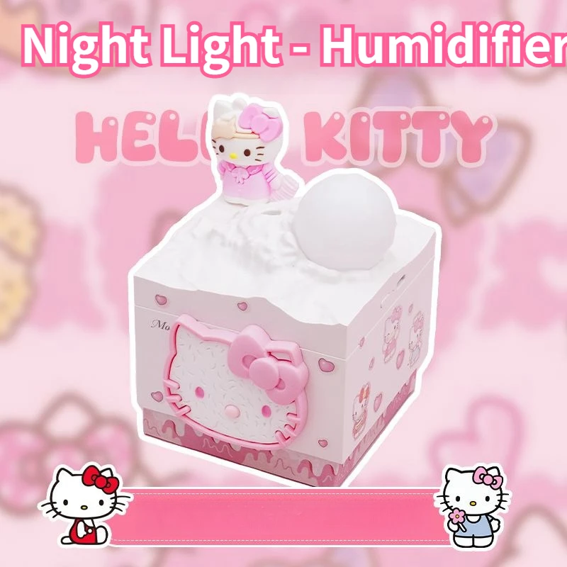 

Hello Kitty Sanrio Kuromi Stitch Cartoon Household Use Humidifier Mini Small Spray Cute Birthday Present Girls Gifts