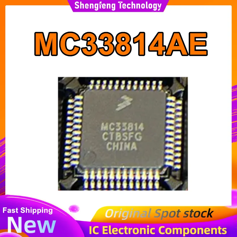 

MC33814AE MC33814 LQFP-48 IC чипсет Новый, в наличии