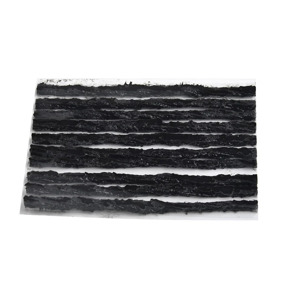 

Tire Car Tyre Seal Strip Tubeless 0.1inch 3.5mm Black Puncture Repair Replacement For Bike Kit Motorcycle Parts