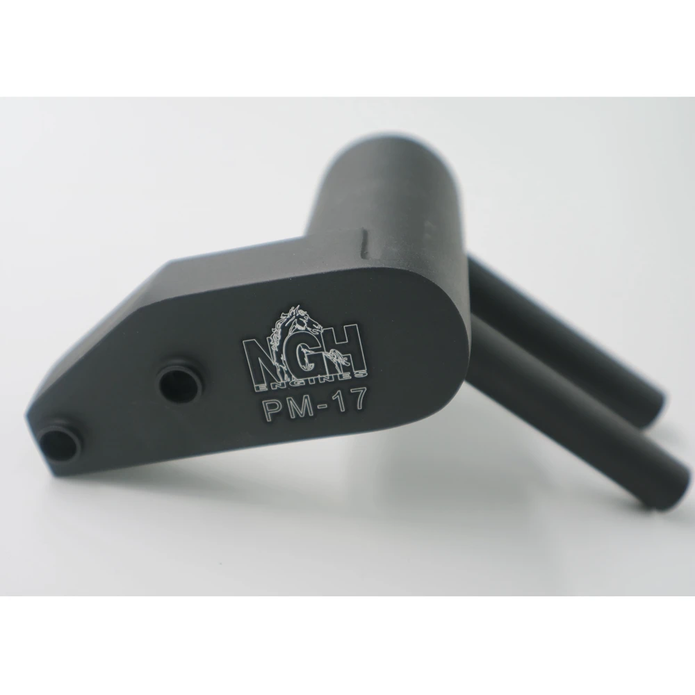 أجزاء المحرك NGH الأصلي! GT17 بيت كاتم للصوت PM17 ل NGH GT17 عزيزي محرك البنزين لطائرات RC!