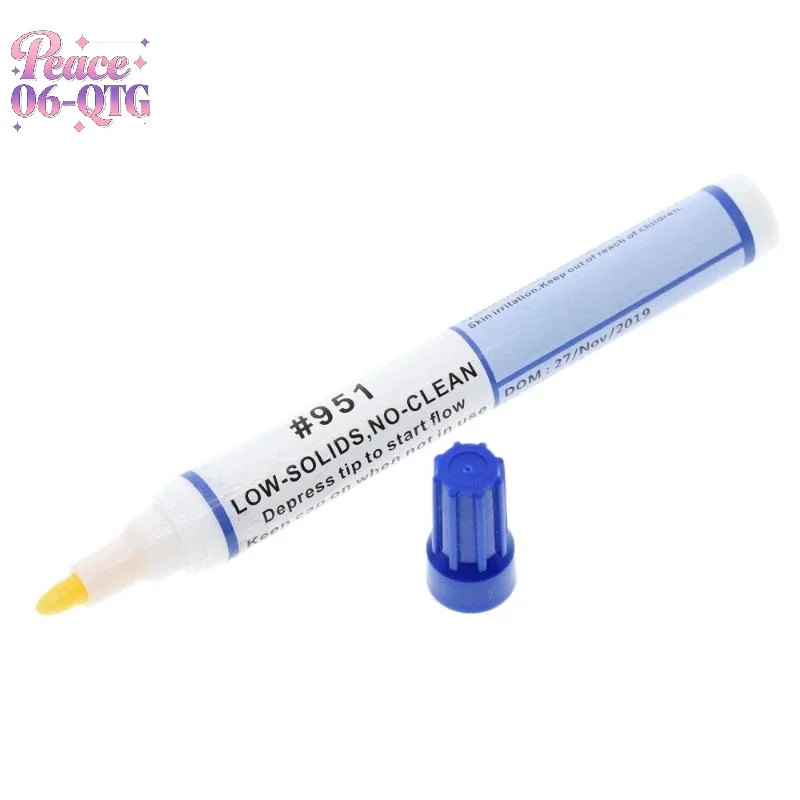 New Sale 1Pc 10ml Soldering Flux Pen Low Solids No Clean For Solder Solar Cell Process Tool