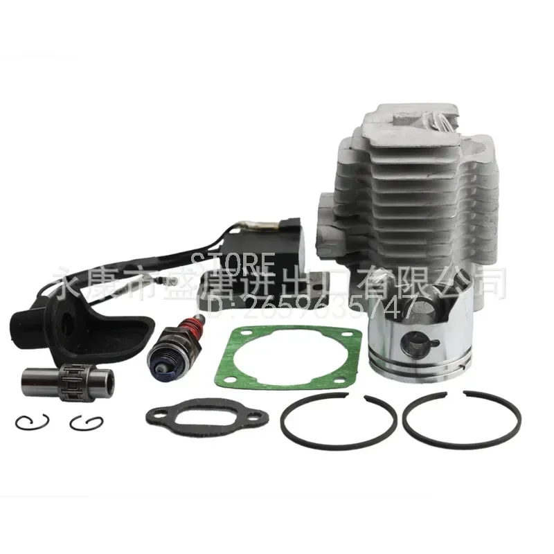 for 44mm Large Bore Cylinder Top Kit Replacement 2 Stroke 47cc 49cc Mini Quad Pocket Bike