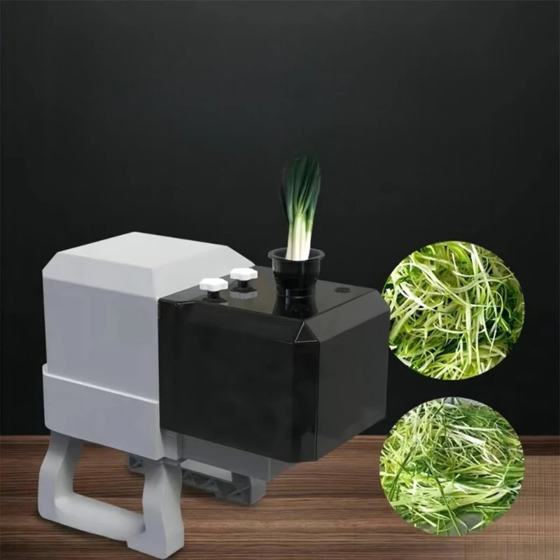 

Scallion shredding in seconds | Automatic shredding machine, one-time molding of food-grade stainless steel improves kitchen