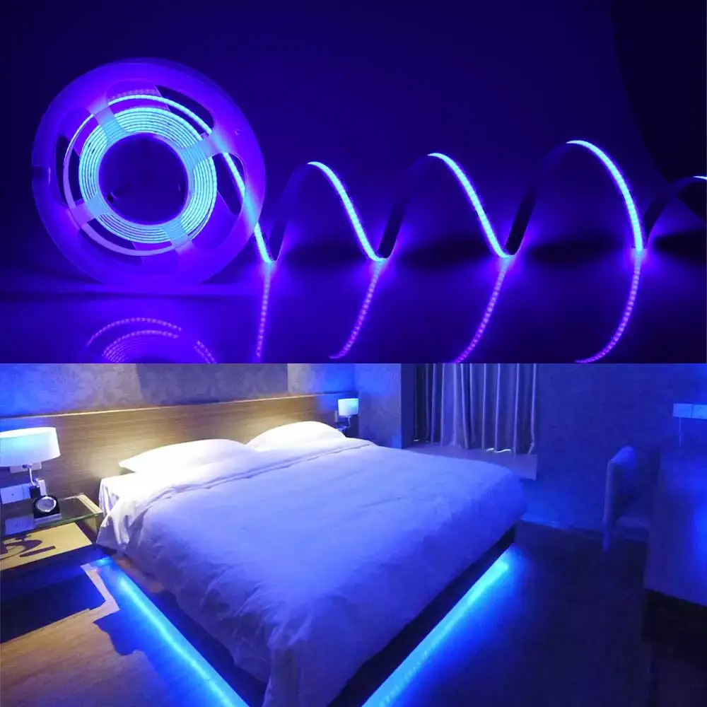 USB 5V Tuya COB LED Strip Light RGBIC WIFI Strip Lights Tape Addressable Flexible Smart APP Control Support Alexa Google Home