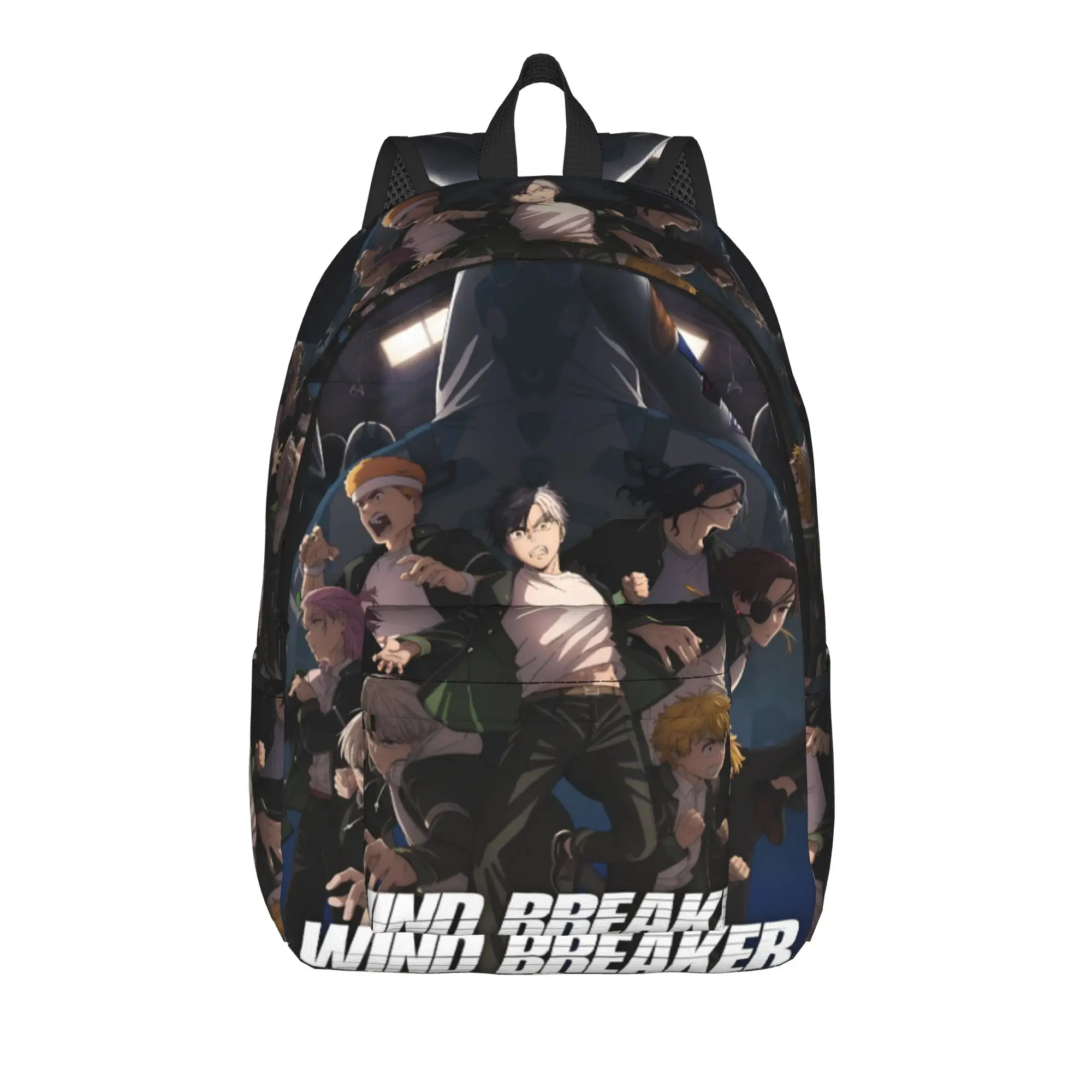 Ren Kaji Backpack Winds Breakers Workout Backpacks Student Design Lightweight School Bags Kawaii Rucksack