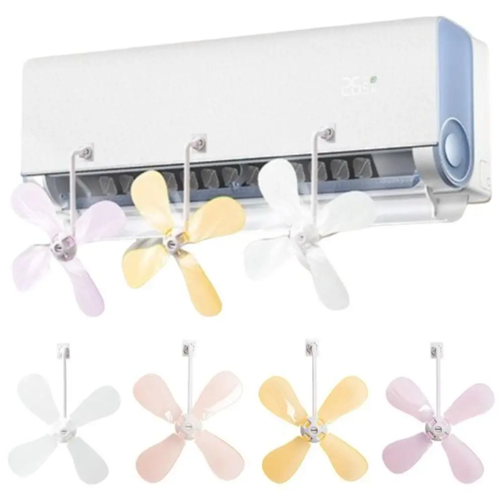 3Pcs Wall Mounted Air Conditioning Ventilator Anti Direct Blowing Energy Saving Air Conditioner Vent Fan Adjustable Windproof