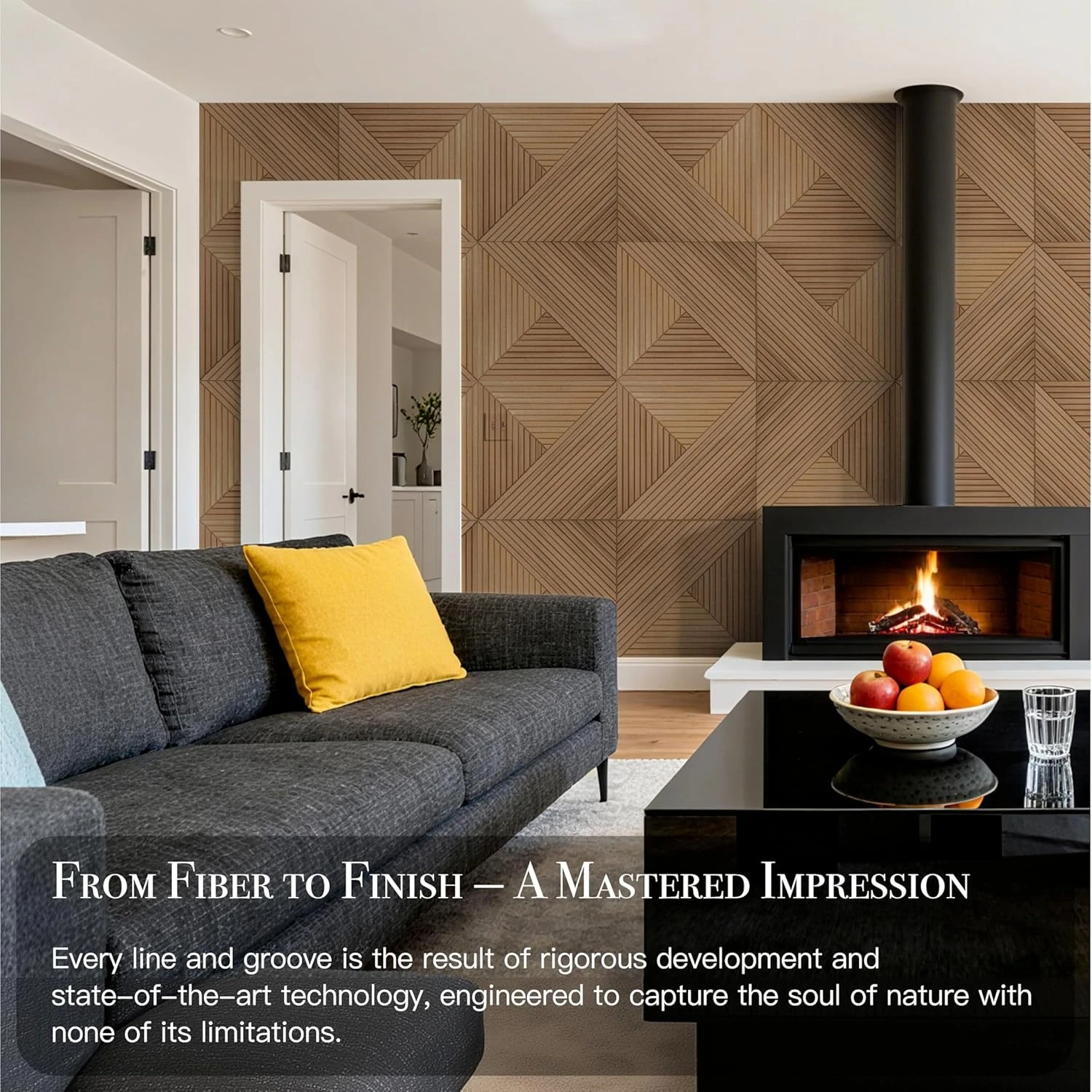 Self Adhesive Decorative Acoustic Panels Polyester Fiber Sound Insulation Wall Boards for Home Theater KTV Decoration view 3