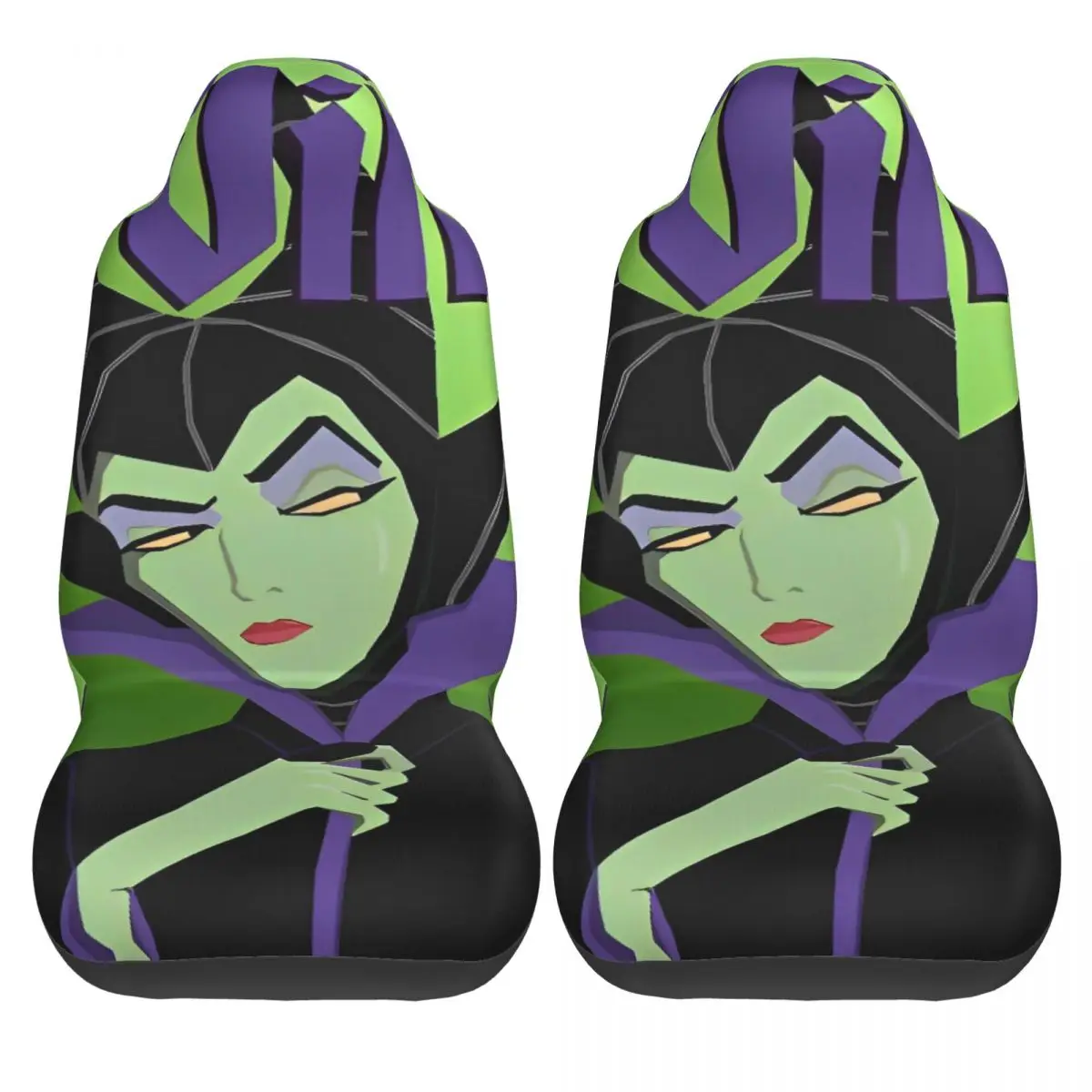 

Чехлы на автомобильные сиденья Villains, полиэстеровые защитные чехлы на автомобильные сиденья, 2 шт., универсальный чехол для грузовика