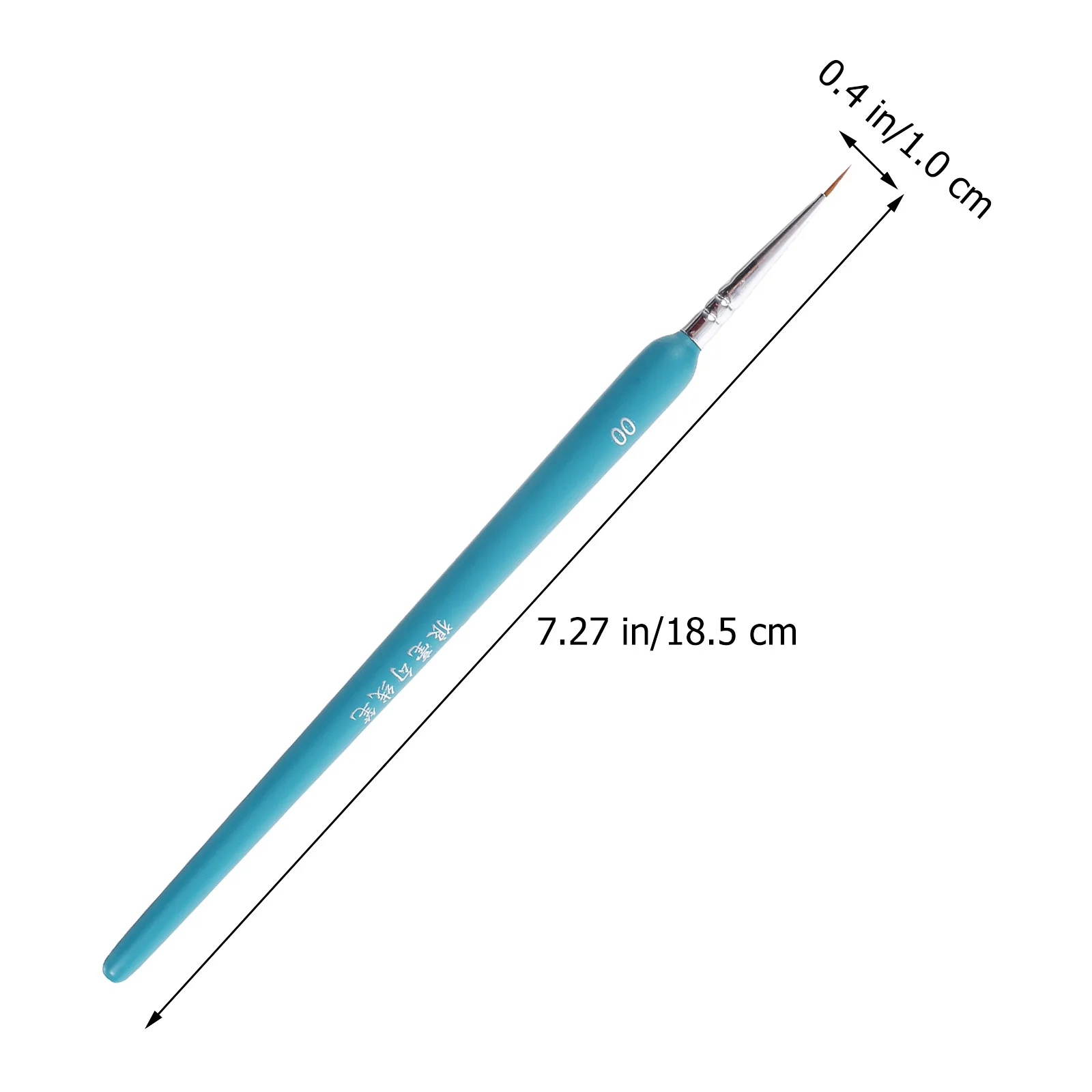 6 قطع من فرشاة الطلاء التفصيلي، طرف شعر الذئب لطلاء زيتي بالألوان المائية من الأكريليك، أدوات رسم فنية مصغرة، تفاصيل دقيقة