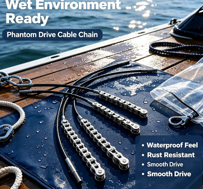 Kayak Consumable Spare Phantom Drive Idler Cable Chain Pull‑Wire Fit Pedal Kayak Drive System Repair Hardware Accessory