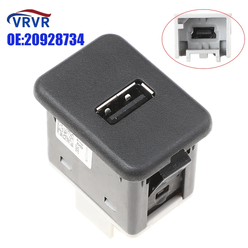 VRVR 20928734 20986318 20928734   Entrada auxiliar aux jack interface de áudio porta usb para chevrolet trax 2015 opel adam corsa d e
