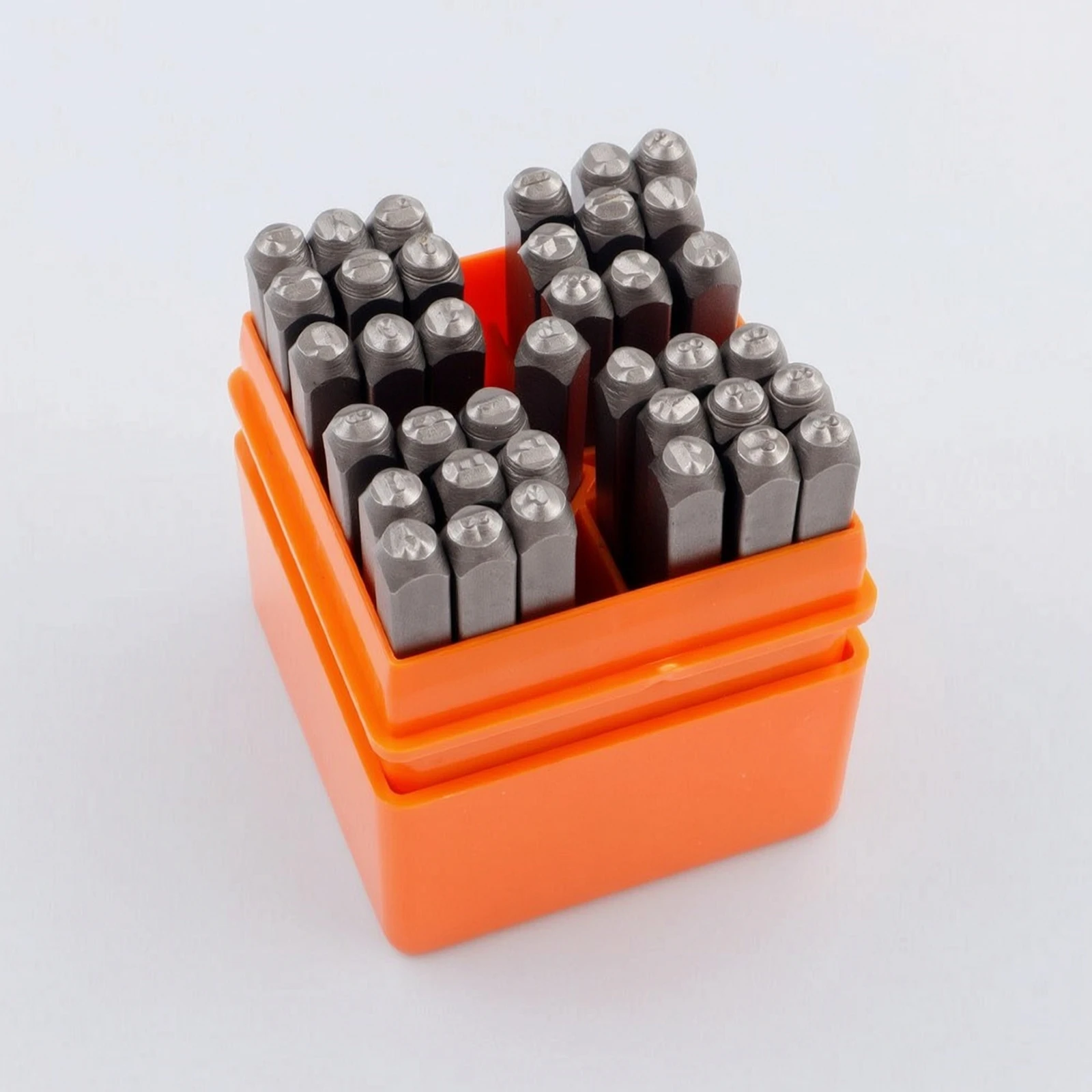 37 Pieces Metal Stamp Punch Set Engraved Letter and Number Stamps Number and Letter Stamps Clear Tool Long-Lasting for Crafters