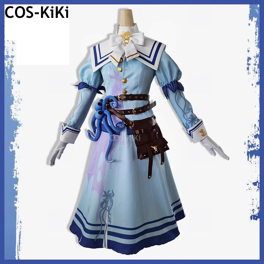 COS-KiKi Identity V Emily Dyer Doctor Fashion Preserved Flower Game Suit Lovely Uniform Cosplay Costume Halloween Party Outfit