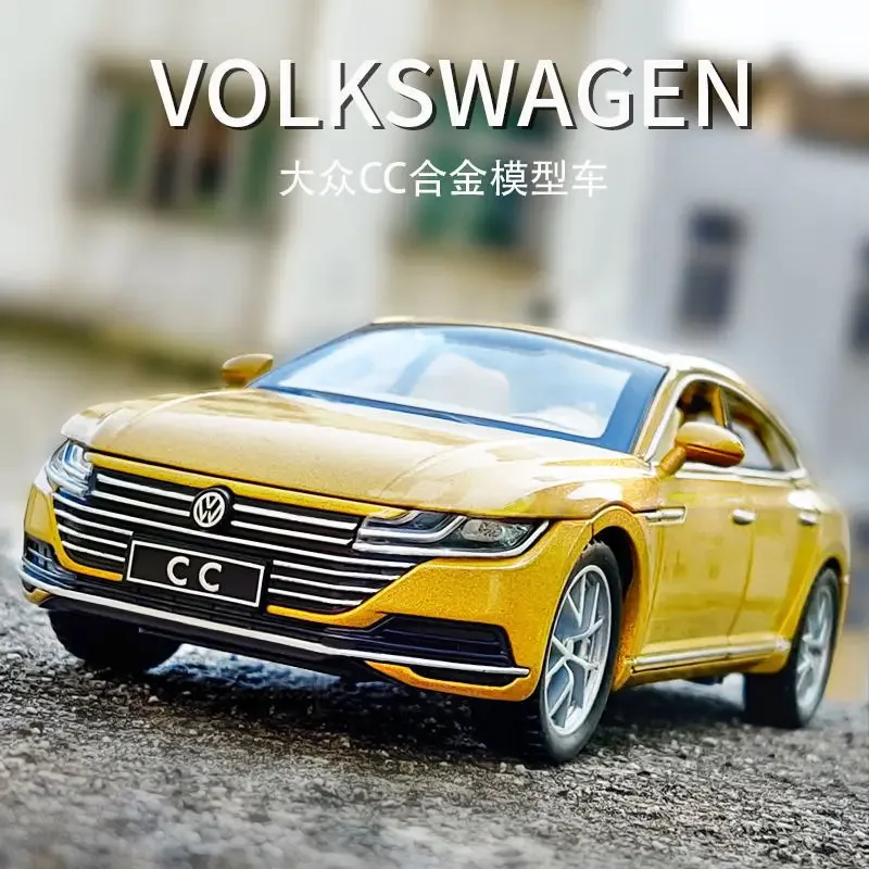 1:32 Volkswagens CC Alloy Car Model Diecasts & Toy Vehicles Metal Toy Car Model Car Central Control Ornaments Toys Kids A132