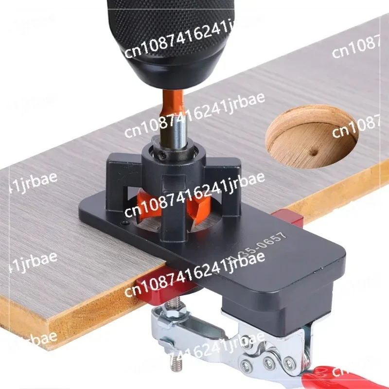 35mm Concealed Hinge Jig Locator Drill Guide 8mm Shank Hole Opener Woodworking Boring Tool for Cabinet Door Hinge Installation