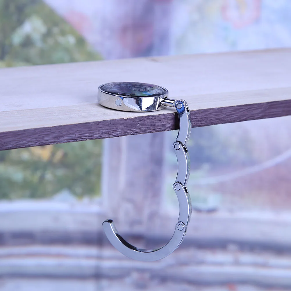 

Вешалка для сумочки в виде павлина, складной настольный держатель с крючком, складной держатель для кошелька для хранения настольной сумки