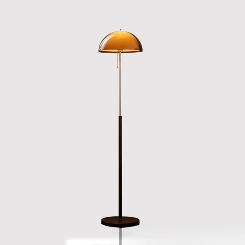 

Medieval style floor lamp French retro wabi style living room sofa ambient light design sense bedroom vertical table lamp