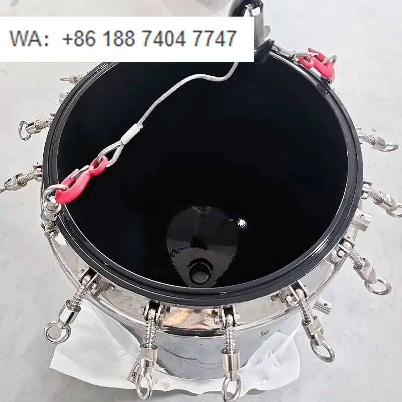 Customized 50L Double Layer Stainless Steel Reactor with PTFE Inner Layer Spray Coating for Lab Use