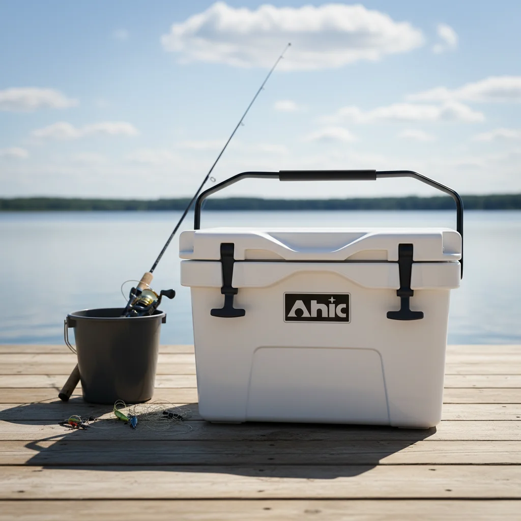 25L Rotomolded Modern PE Insulated Cooler Chest Cooler Waterproof Heavy Duty for Wine Food Cans Outdoor Camping Fishing Pro