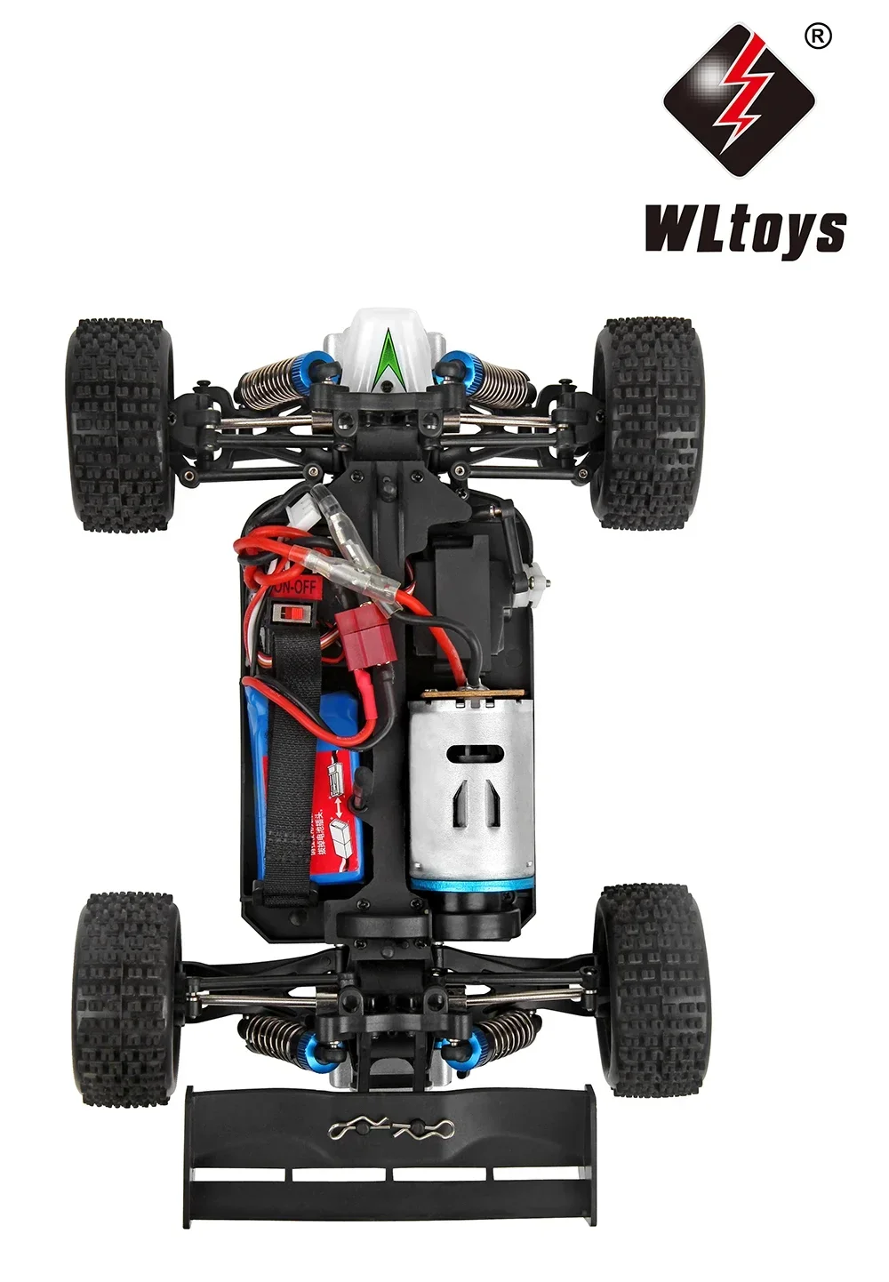 WLtoys WL A959 A959-A V2 1/18 4WD 2.4GHz Remote Control Drift RC Racing Car 35KM/H High Speed Off Road Vehicle Adults Kids Toys