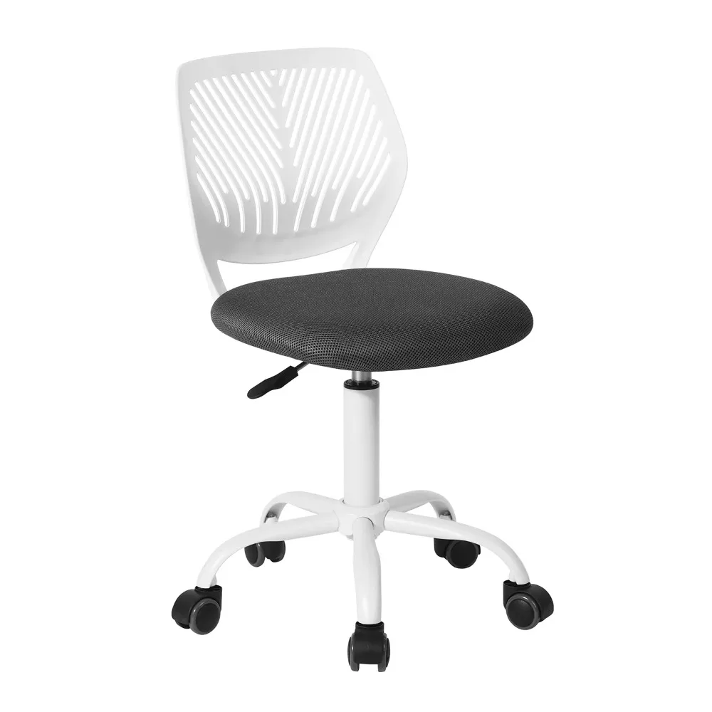 

Mesh Task Chair with Plush Padded Seat, Grey