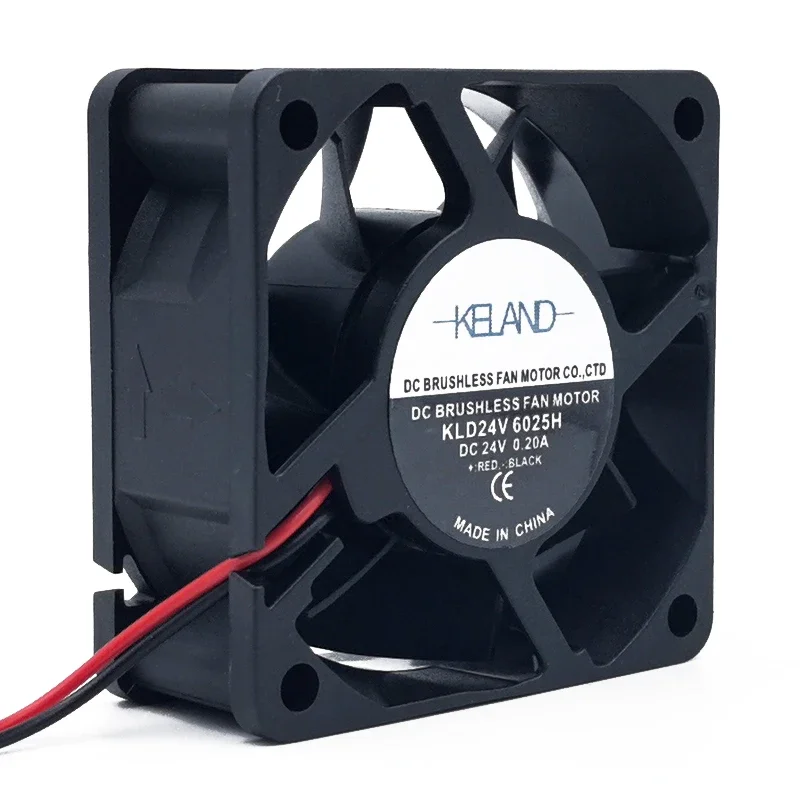 P KELAND KLD24V6025H 24V 0.20A 6CM cm 6025 Chassis Inverter Cooling Fan