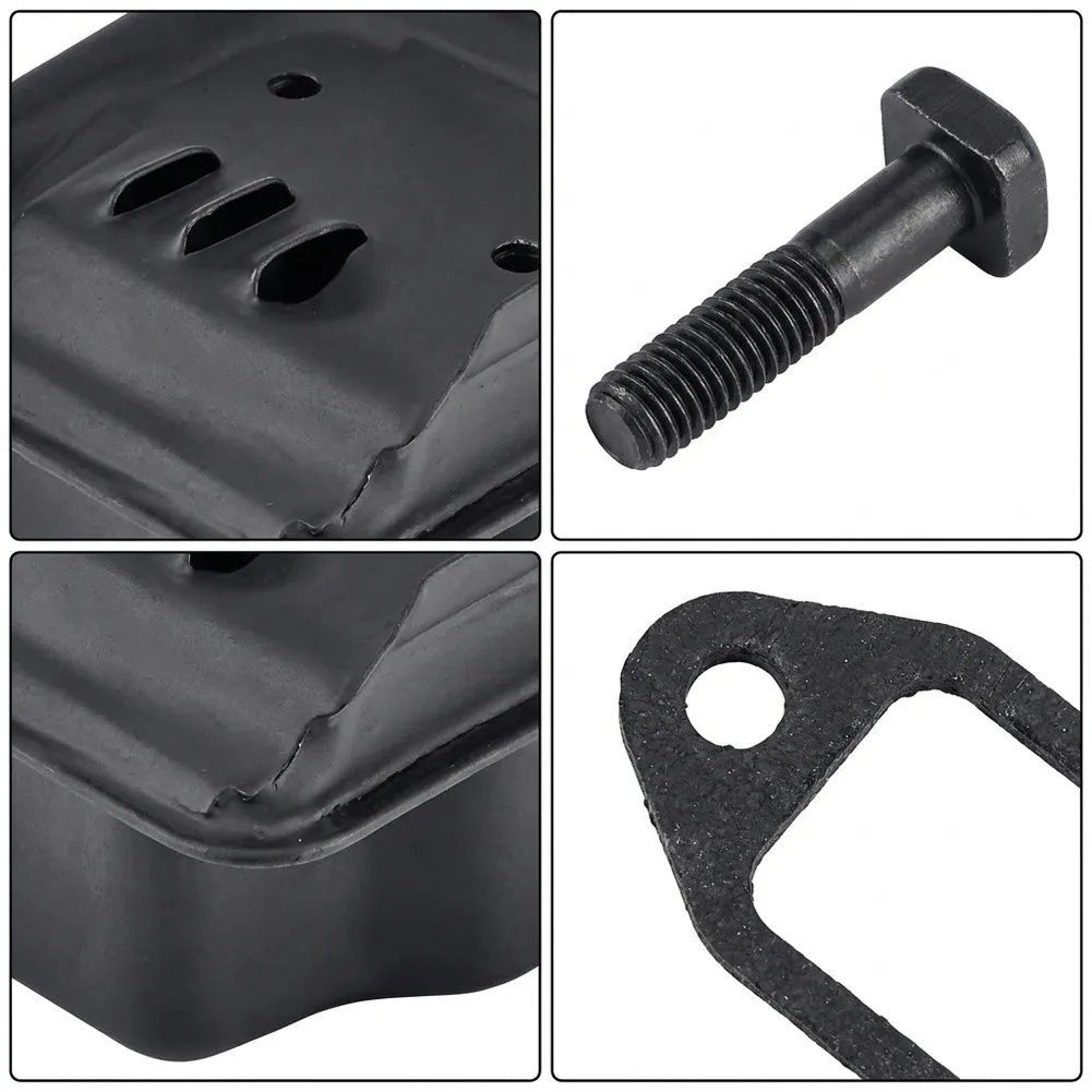 Replacement For Exhaust Muffler Kit for For Chainsaws MS021 MS023 MS025 MS210 MS230 MS250 1123 140 0606 with Hardware