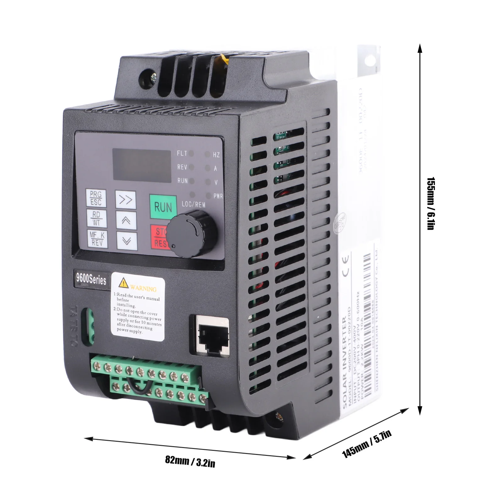 Frequency Inverter Converter NFLIXIN Variable Frequency Inverter Solar Photovoltaic Pump Drive Converter DC200‑400V Input