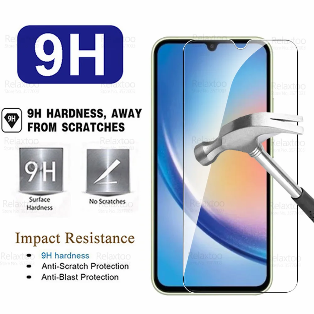 Vidrio Templado 4 en 1 para cámara, Protector de pantalla para Samsung Galaxy A34, armadura Samsong A34 5G A 34 34A, película protectora de SM-A346B