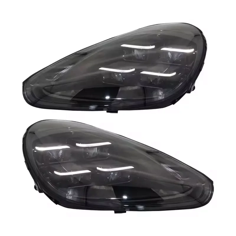 TYPY جديد LED رئيس مصباح ترقية تعديل لبورشه كايين 958.2 المصباح 2015-2017 ديناميكية إشارة رئيس مصباح اكسسوارات السيارات