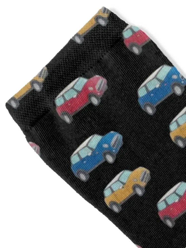 mini cooper sticker pack (black background) Socks cool valentine gift ideas snow ankle Men Socks Luxury Brand Women's