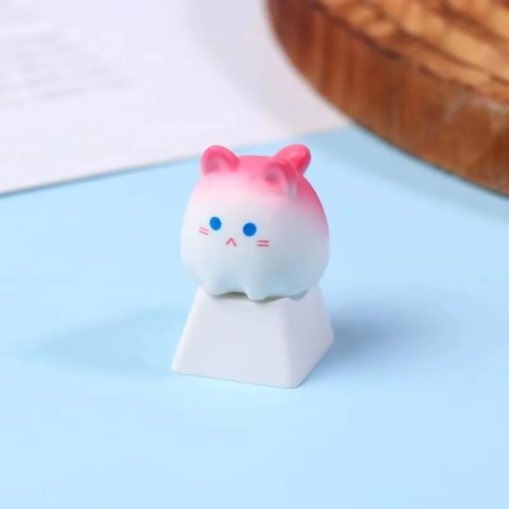 دائم ثلاثية الأبعاد الحيوان Keycap DIY بها بنفسك ملحقات لوحة المفاتيح اليدوية لوحة المفاتيح مفتاح غطاء الوردي الحيوانات الميكانيكية قبعات لوحة المفاتيح keycap g603