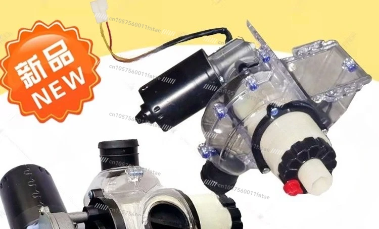 electronic fertilizer spreader motor left and right adjustable with fertilizer cleaning port adjustable handwheel