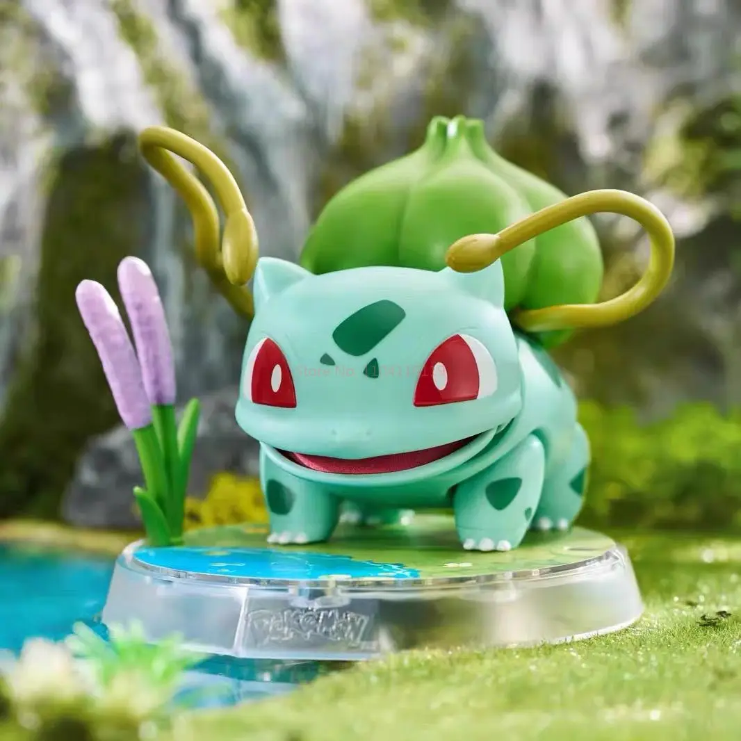 Original Blokees Pokemon Building Blocks Pikachu Squirtle Slowpoke Snorlax Scorbunny Charcadet PokéMon Action Figure Toys Gift