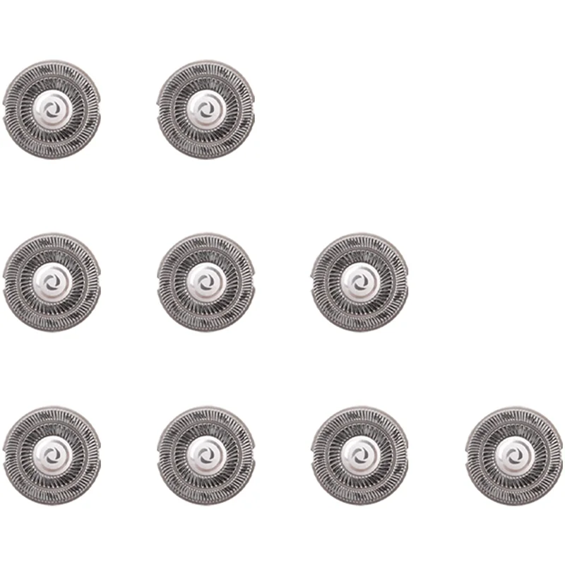 A38T-9 PCS Shaving Shaver Head Double Ring Blade For Flyco Razor FR8 Replacement Accessories