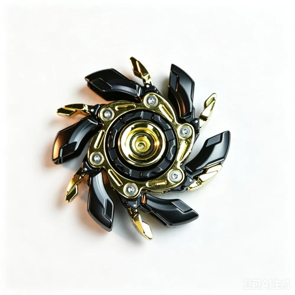 Adult Mechanical Fidget Spinner Deformable Premium Alloy Spinning Toy Magnetic Metal Smooth Spin Gyro Toy Anxiety Relief