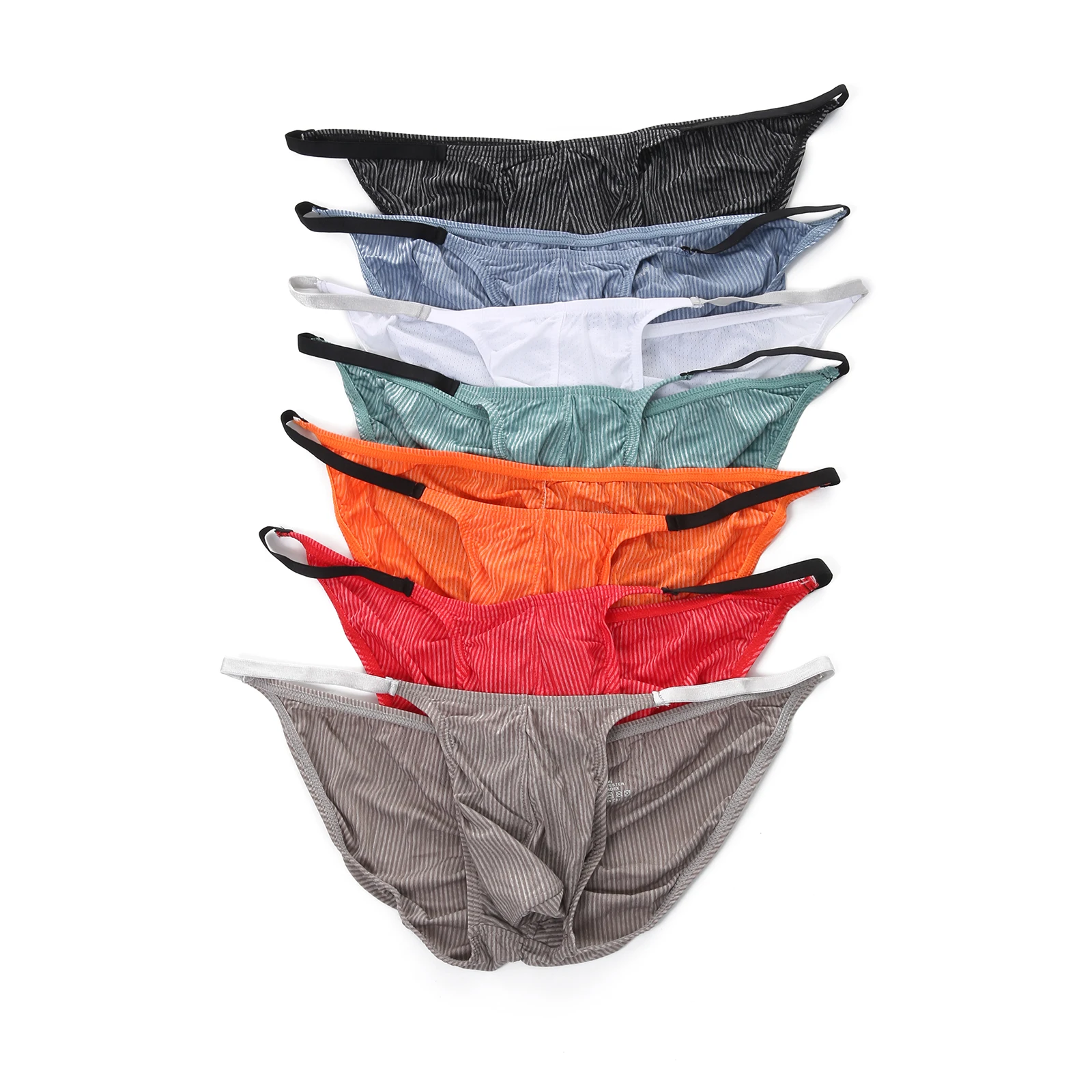 Herren-Slips, sexy Unterwäsche, Herren-Slip mit Vordertasche, String, Mini-Slip, Herren-Bikini, Unterwäsche, Slips, Herren – Detail 1