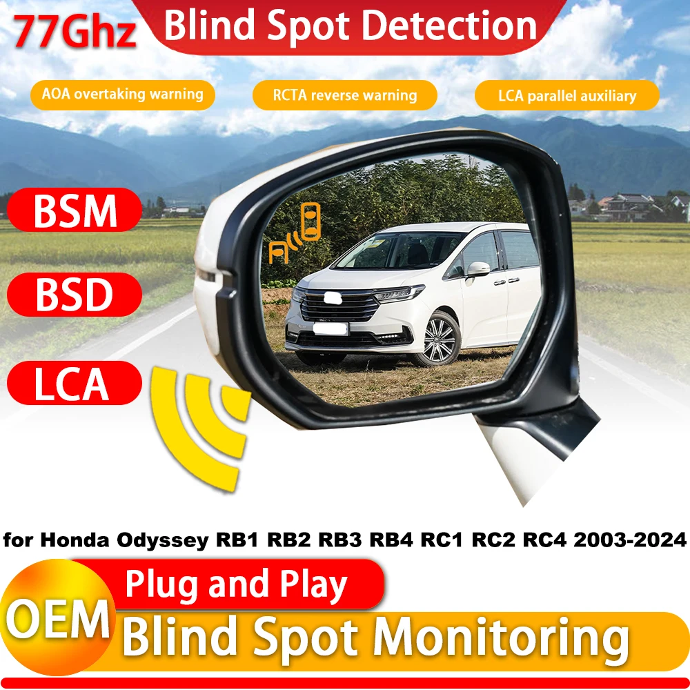 for Honda Odyssey RB1 RB2 RB3 RB4 RC1 RC2 RC4 2003-2024 OEM Blind Spot Information Monitoring Detection BSI BSM BSD System Radar